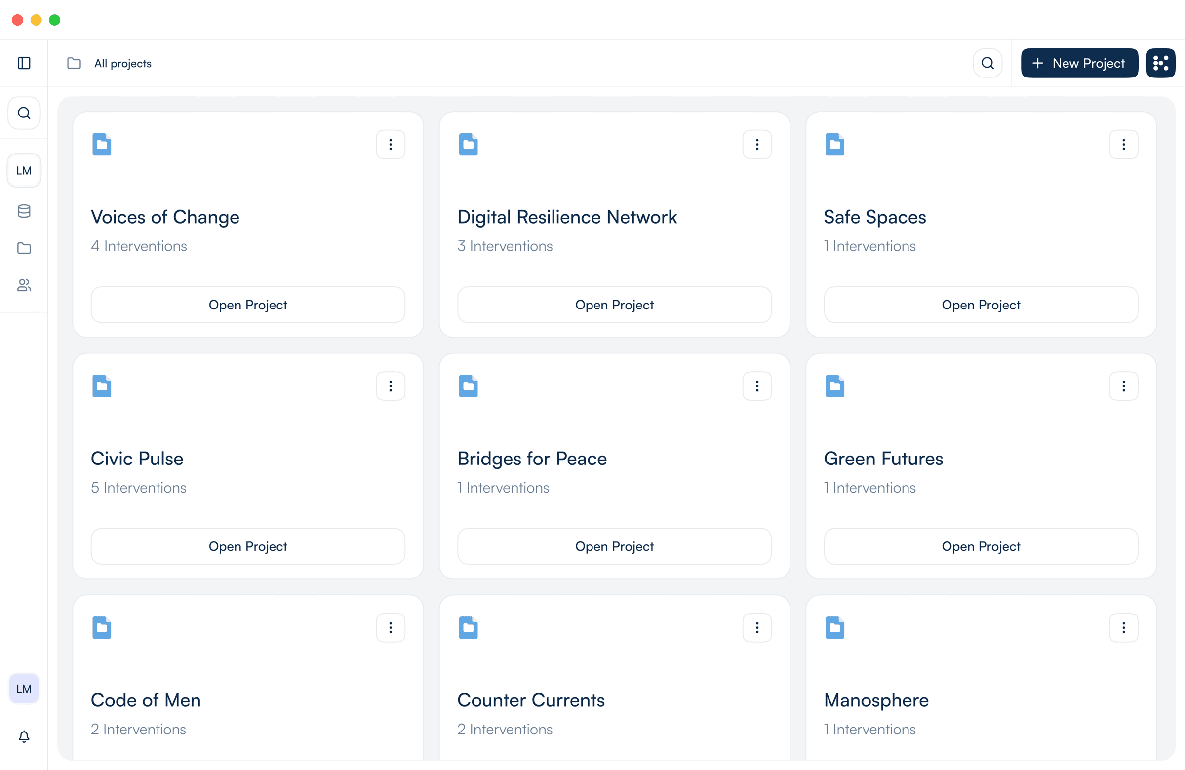 Kora platform — AI-assisted campaign planning dashboard